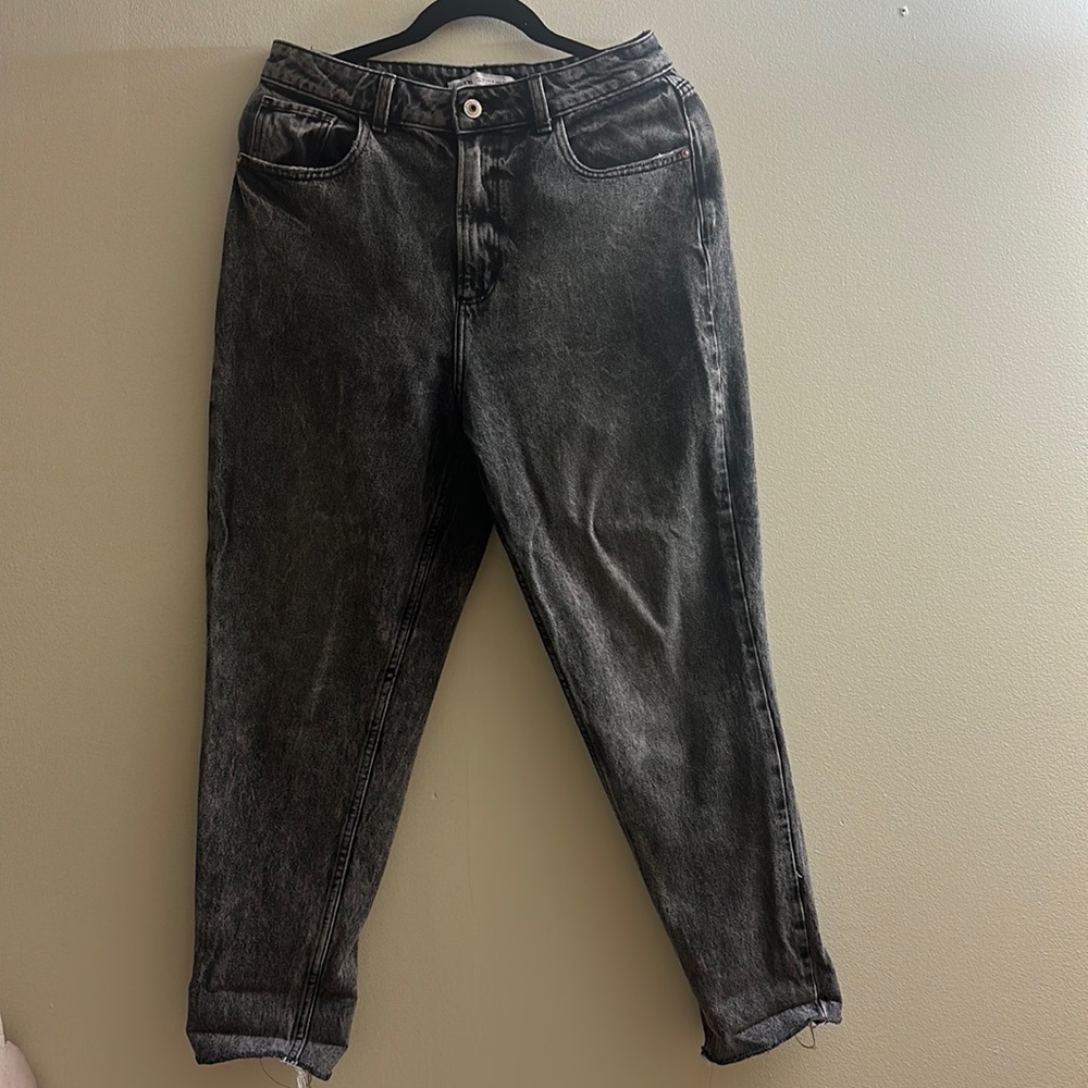 Zara Faded Black Jeans